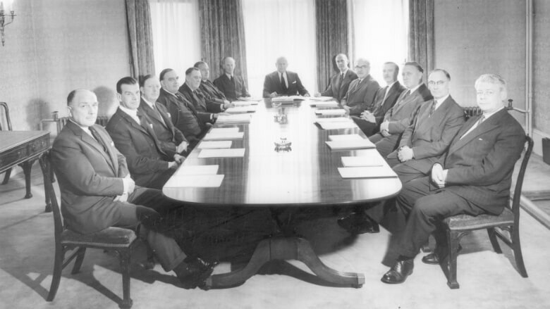men in a boardroom