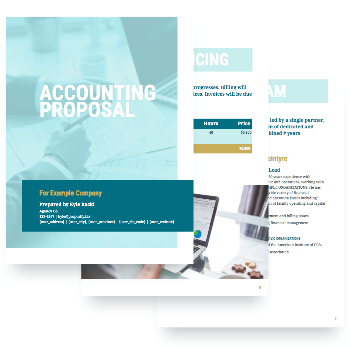accounting proposal template