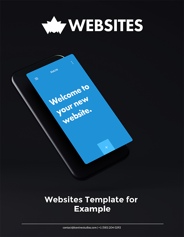 website proposal template design example