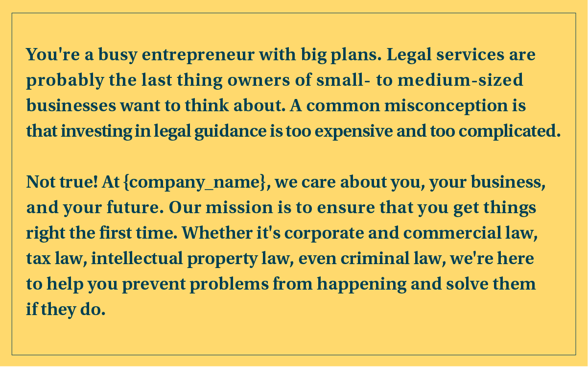 legal services proposal cover letter example