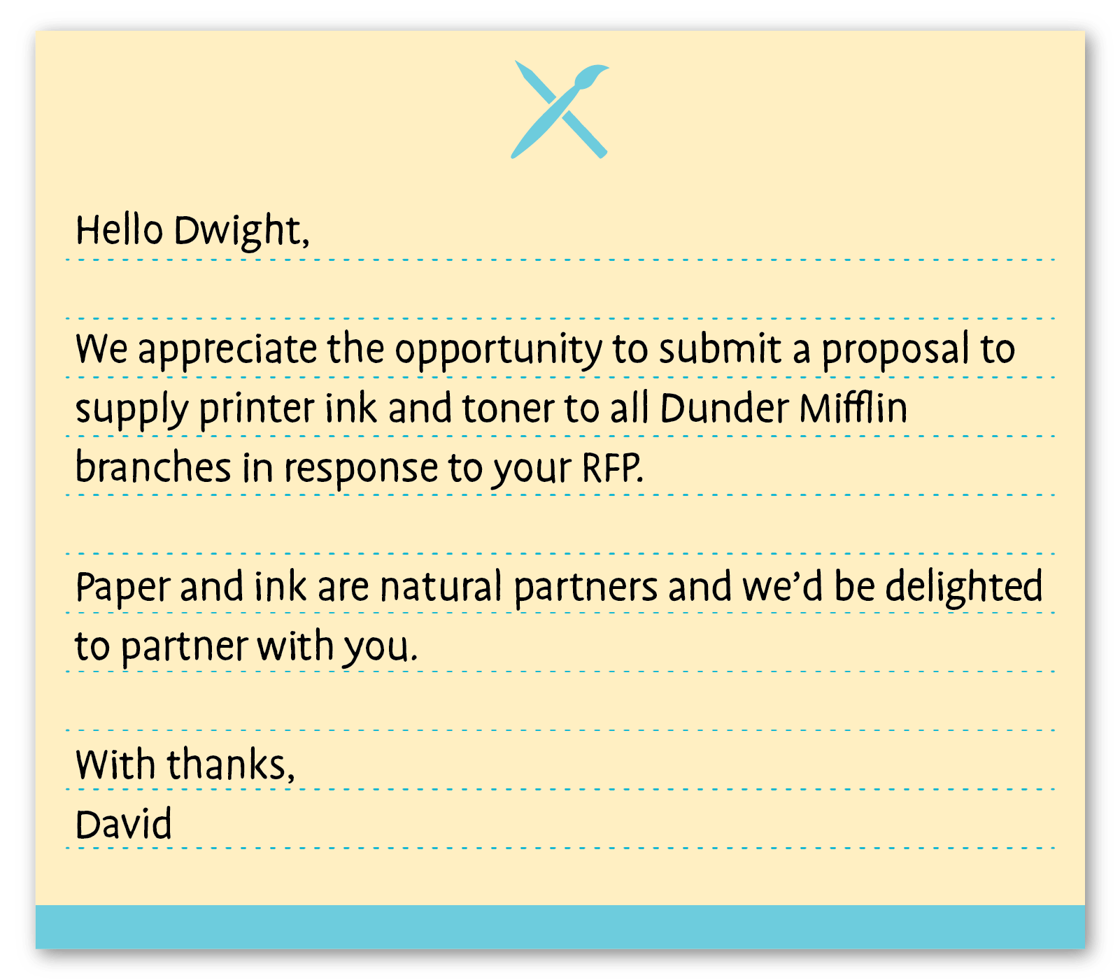 business thank you note example 2