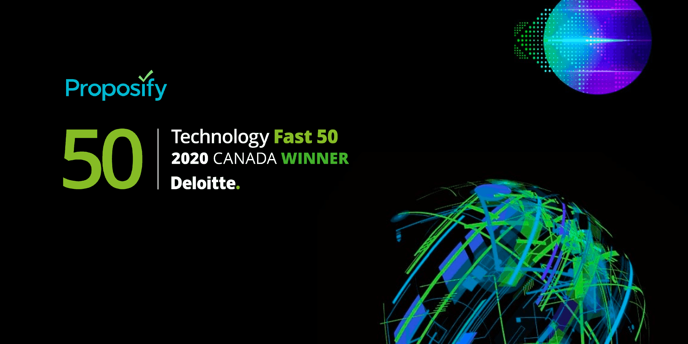 deloitte technology fast 50 2020 proposify announcement
