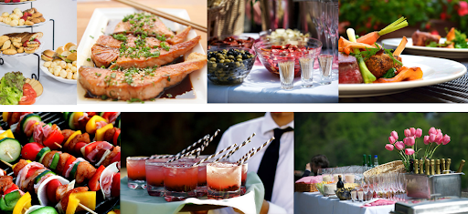 Photography that showcases your work and sets the mood in a catering proposal template