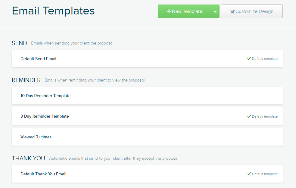 Email templates to help streamline your proposal follow-up process