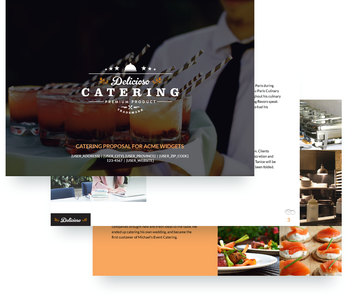 free catering proposal template