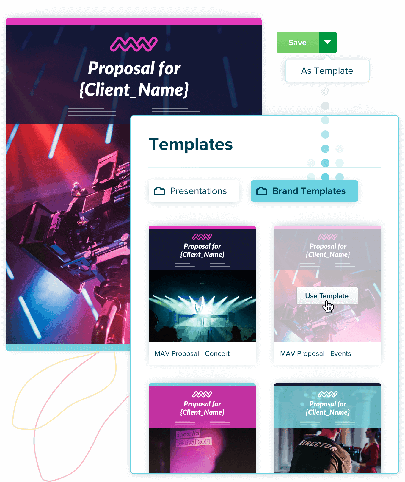 create proposal templates