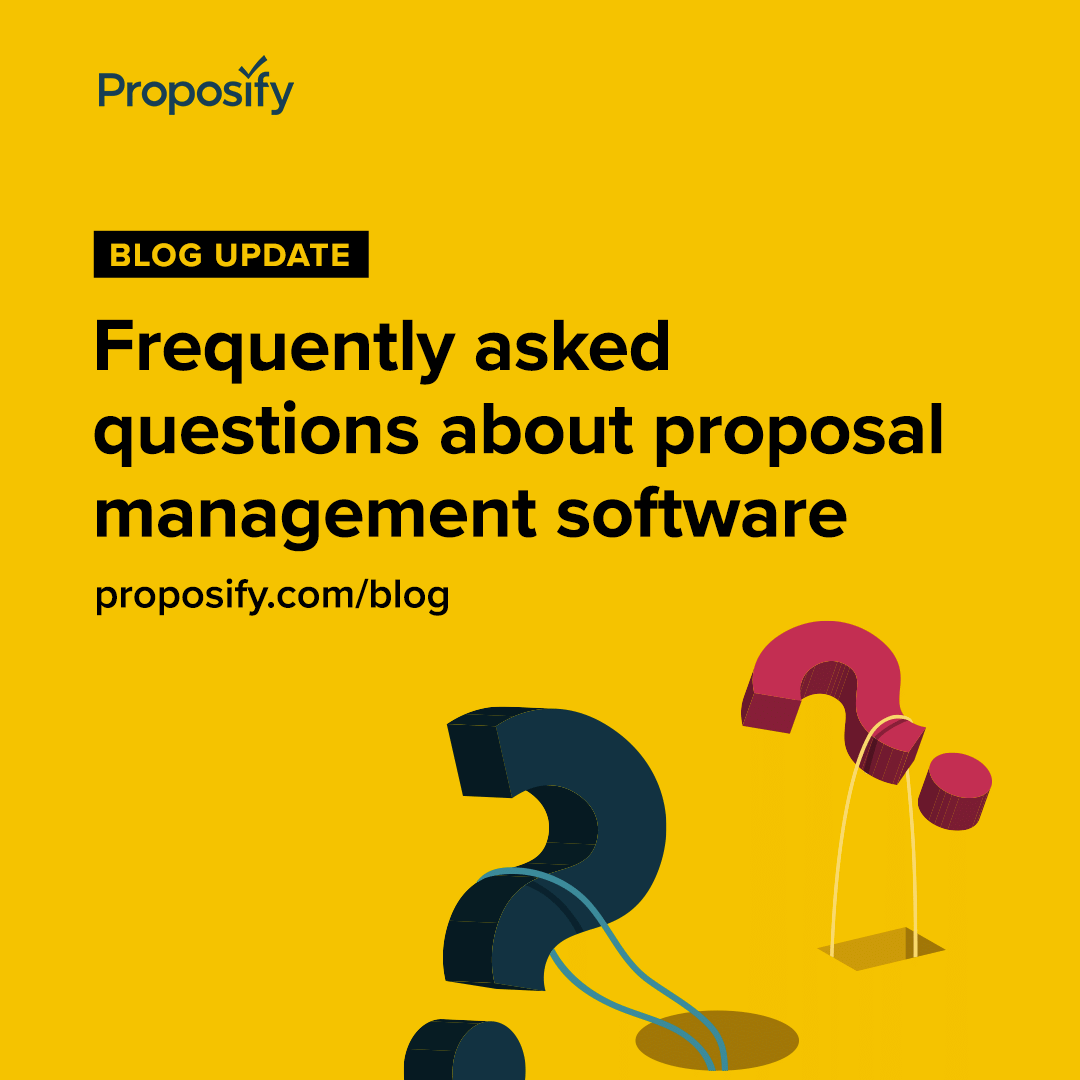 Frequently asked questions about proposal management software square image