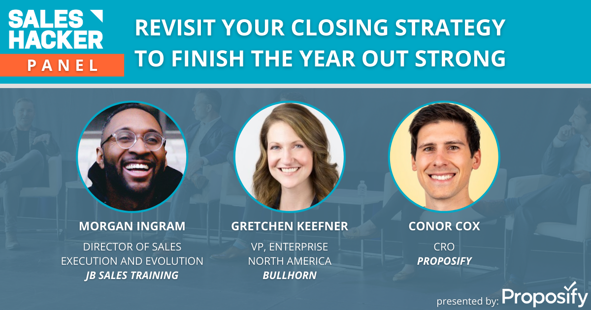 Revisit you closing strategy to finish the year strong