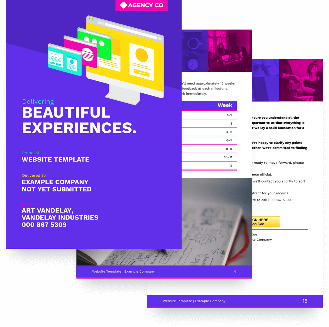 free website proposal template